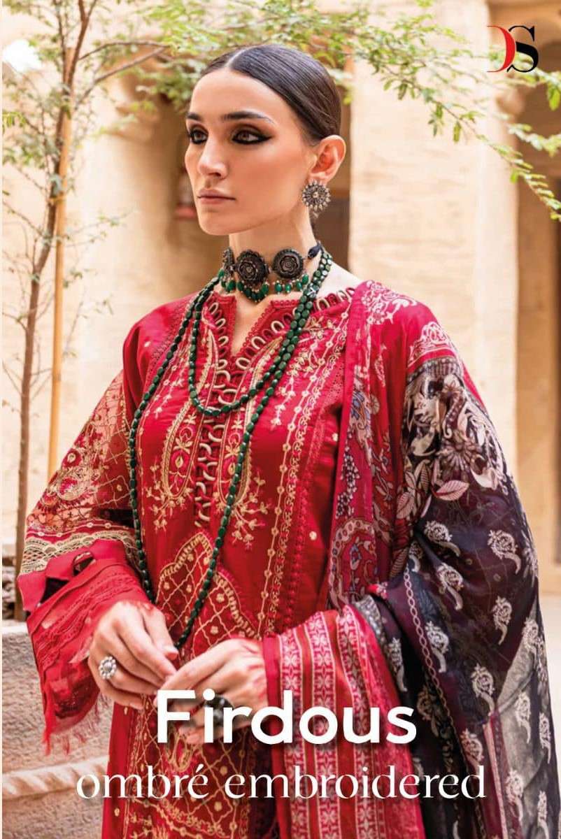 Firdous ombré embroidered by DEEPSY SUITS